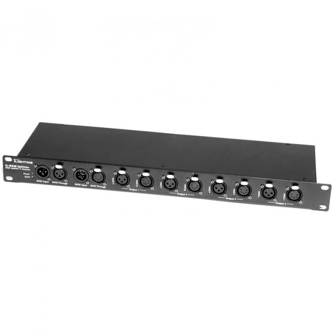 IL-RDS4 - RDM Splitter DMX 1 вход 4 выхода. Входные разъемы: 1 Х 3 и 5-пиновые XLR-разъемы. Выходны I LIGHTING SLT-5365
